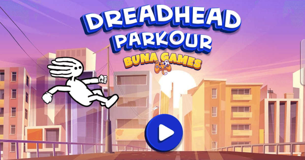 Dreadhead Parkour unblocked: A stylish urban stunt game featuring flips, slides, and parkour mechanics in a challenging platformer environment.