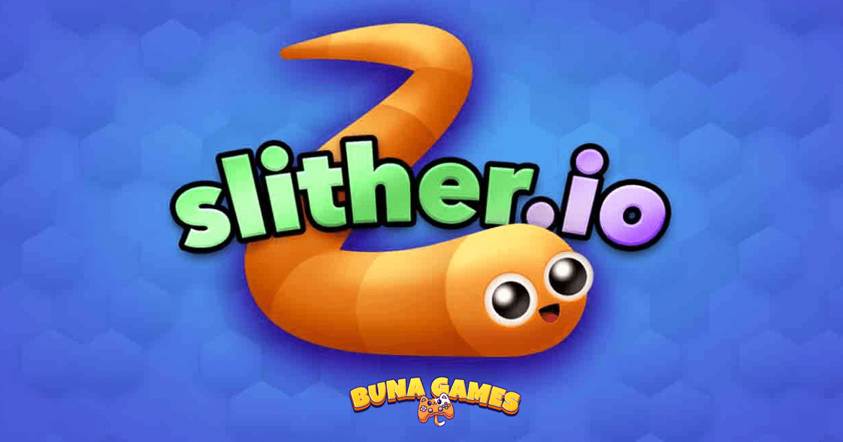 Slither.io unblocked - Massive multiplayer snake game gameplay on BunaGames