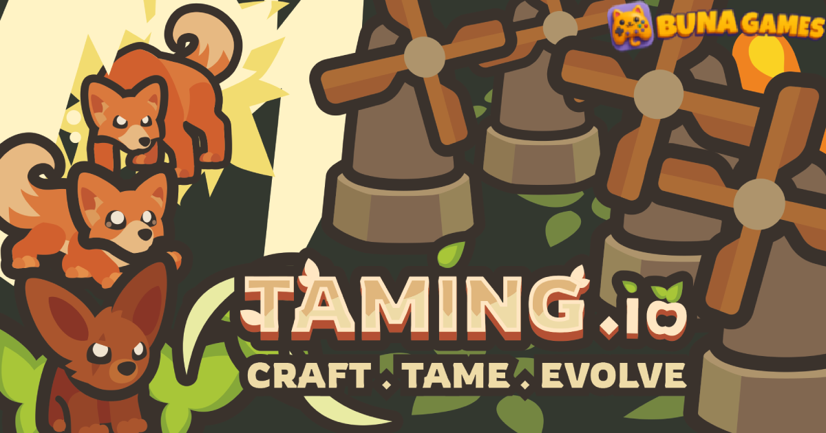taming io feature image - magical pets battle and base building online
