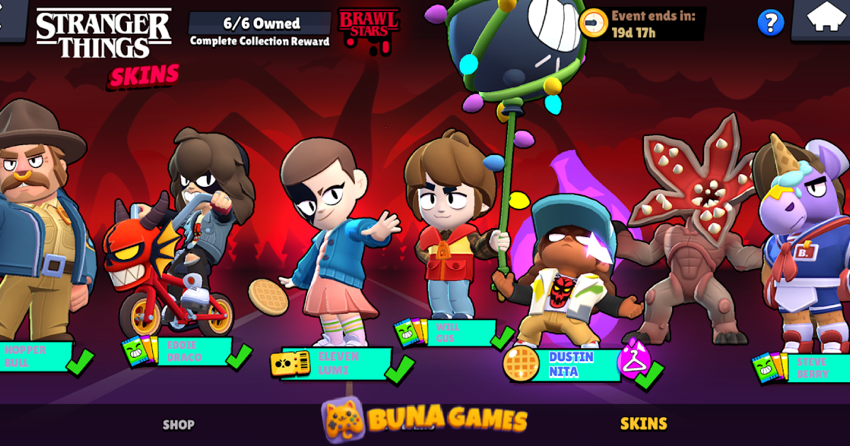 Brawl Stars game feature image showing colorful Brawlers ready for action on BunaGames.com