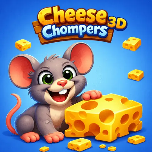 Cheese Chompers 3D - BunaGames: Play Free Online Browser Games