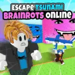 Escape Tsunami Brainrots Online - BunaGames: Play Free Online Browser Games