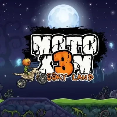 Moto X3M 6: Spooky Land - BunaGames: Play Free Online Browser Games
