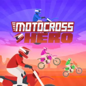 Motocross Hero - BunaGames: Play Free Online Browser Games