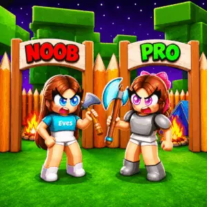 99 Nights in the Forest with Noob and Pro!