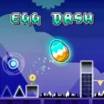 Geometry Egg Dash - BunaGames: Play Free Online Browser Games