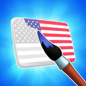 Flag Painting Game