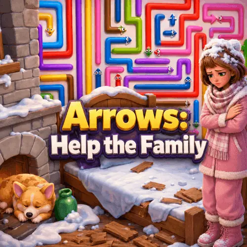 Game Arrows: Help this Family - BunaGames: Play Free Online Browser Games