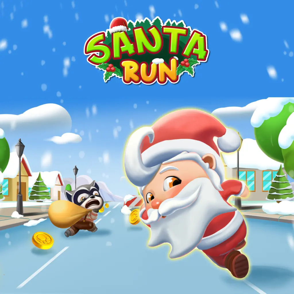 Santa Run - BunaGames: Play Free Online Browser Games