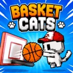 Basket Cats - BunaGames: Play Free Online Browser Games