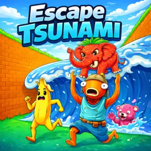 Escape Tsunami – Save Brainrots - BunaGames: Play Free Online Browser Games