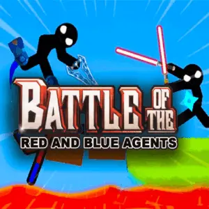 Battle Of The Red And Blue Agents - BunaGames: Play Free Online Browser Games