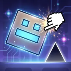 Geometry Dash Clicker - BunaGames: Play Free Online Browser Games