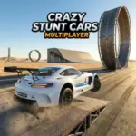 Crazy Stunt Cars Multiplayer - BunaGames: Play Free Online Browser Games
