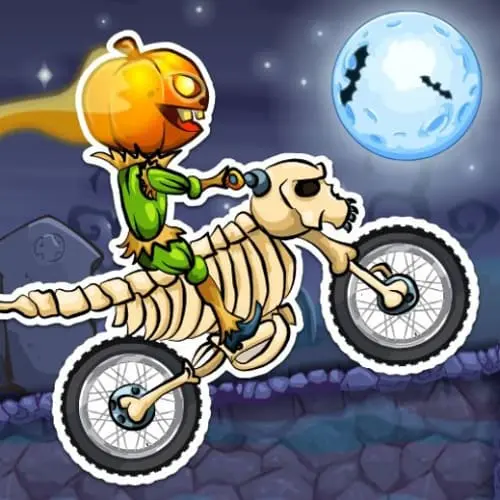 Moto X3m Spooky Land - BunaGames: Play Free Online Browser Games
