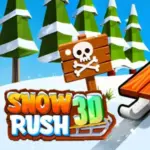 Snow Rush 3D - BunaGames: Play Free Online Browser Games