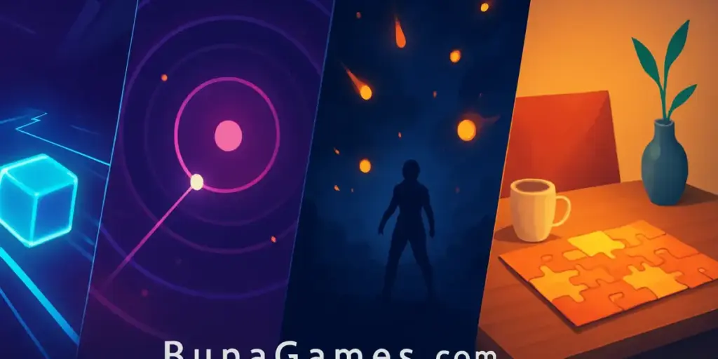 3Dash vs A Dance of Fire and Ice vs 20 Minutes Till Dawn vs A Little to the Left: Which Challenging Browser Game Fits You? - BunaGames: Play Free Online Browser Games