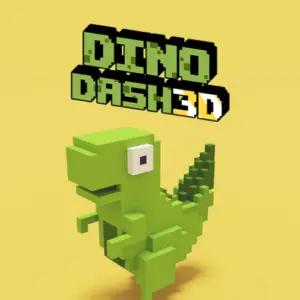 Dino Dash 3D - BunaGames: Play Free Online Browser Games