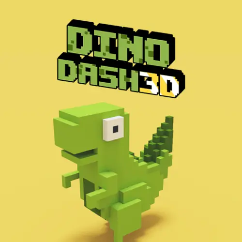 Dino Dash 3D - BunaGames: Play Free Online Browser Games